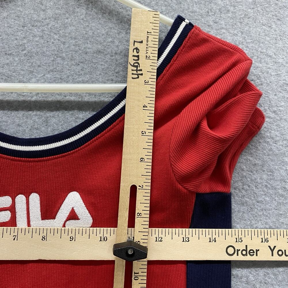 FILA x Urban Outfitters Women’s M Red Mini Dress Sporty Tennis Y2K Blokecore - Picture 7 of 15